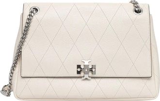 Tory Burch Charlie Quilted Shoulder Bag - Bags - Mujer - Beige - ONE SIZE