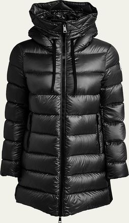 Moncler Suyen Down Quilted Nylon Hooded Parka