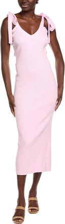 endless rose Solid Knit Midi Dress