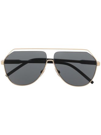 Dolce & Gabbana Eyewear Occhiali da sole modello aviator - Nero