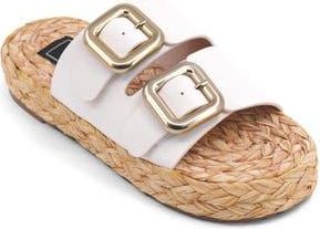 Shushop Billie Jute Slide Sandal in Bone at Nordstrom Rack, Size 7.5