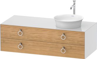 Duravit Duravit - Tulip Blanco, Mueble De Ba&ntilde;o Colgado En La Pared, Ancho