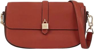 Karl Lagerfeld K Autograph Crossbody Tas - Dames - Schoudertassen - Rood - ONE Size - Leer - Tassen