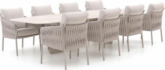 Suns Fiave/Palermo 280cm low dining tuinset 9-delig