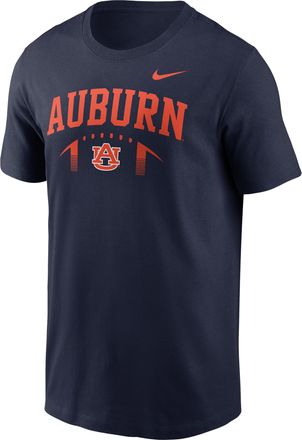 Nike Auburn Primetime Football Icon Nike Mens College T-Shirt in Blue | N19941SAUN-MDT
