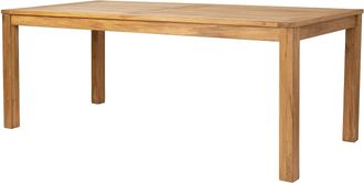 Vente-Unique Mesa de comedor para 8 personas de madera de teca - Natural - AMILA