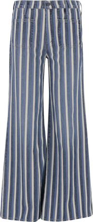 Mother Jeans a gamba ampia - Blu