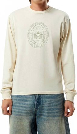 Museum of Peace and Quiet Retreat Center Long Sleeve Tee In Bone