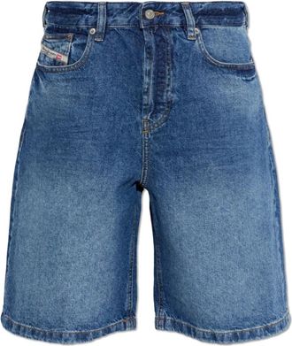 Diesel De-Sire-Short Shorts - Dames - Denim shorts - Blauw - W26 - Katoen - Korte Broeken