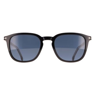 HUGO BOSS Round Mens Black Blue 1845/S - One Size