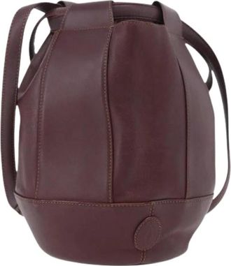 Cartier Pre-owned Bucket Bags, female, Red, Size: ONE SIZE Pre-owned Vintage Shoulder Bag