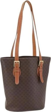 Celine Pre-owned Plastic Tote Bag - Dames - Vintage Shopper - Bruin - ONE Size - Vintage