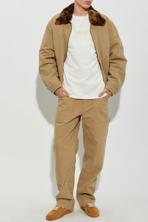 Isabel Marant Denim Coat Amaric, Mens, Beige