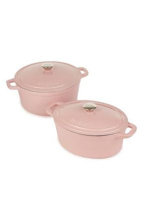 Berghoff Neo 4-Piece Cast Iron Dutch Oven Cookware Set in Pink at Nordstrom Rack