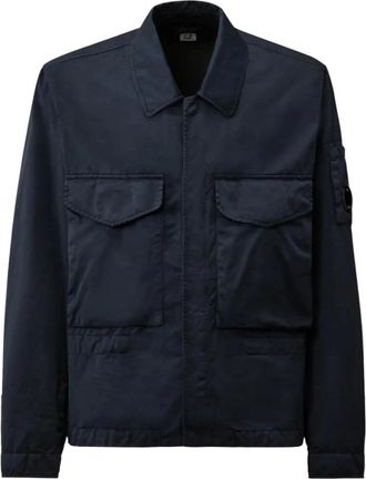 C.P. Company Hombre, Chaquetas, Azul, Talla: L