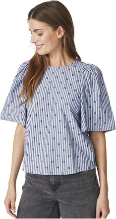 Co'Couture Mujer, Blusas y Camisas, Azul, Talla: L