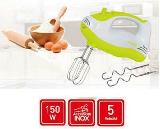 Trade Shop Trade Shop - Sbattitore Elettrico Frullatore Impastatore 5 Velocita 150 Watt Hoomei Hm-6820