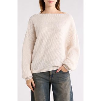 PacSun Wren Off the Shoulder Sweater in Ivory at Nordstrom Rack, Size Medium