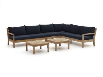 Rough Country Rustic Furniture ROUGH Batang hoek loungeset 6-delig links