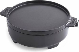 Weber Cocotte 2 in 1 Ghisa Coperchio e Piastra per Barbecue Zuppe Stufati Weber 8857