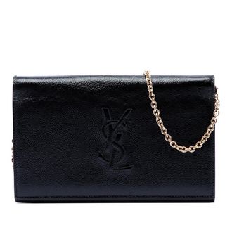 Saint Laurent Pre-owned Saint Laurent Crinkled Calfskin Belle de Jour Chain Clutch Ladies L7BMJESVKVZM1WV3