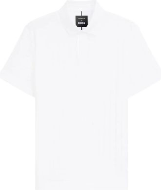 BOSS Polo texture - Bianco