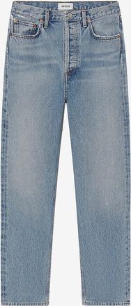 A Gold E Gerade Jeans mit hohem Bund aus 90s Denim Pinch Waist