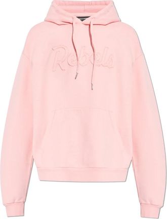 Dsquared2 Rebels Relax Fit Hoodie - Heren - Hoodies - Roze - S - Katoen - Hoodies & sweatvesten
