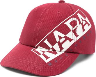 Napapijri Cappello con logo - Rosso