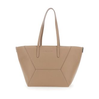 Brunello Cucinelli Duo Bag Small - female - Brunello Cucinelli - Shopping Bags - Beige - ONE SIZE - Bags