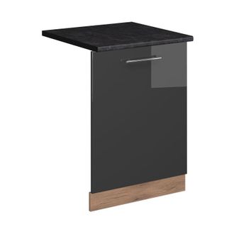 Vicco Panel Frontal Del Lavavajillas Fame-line, Antracita Alto Brillo, 60 Cm, Et Antracita Vicco