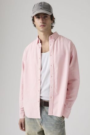 Levi's Authentic Button-Down Shirt - Uomo - 2XL - Rosa / Au Natural Garment Dye