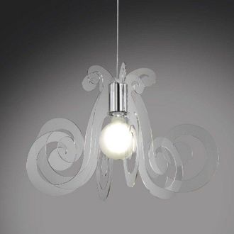 Linea Zero Linea Zero - L&aacute;mpara De Suspensi&oacute;n En Plexigl&aacute;s Mizar Transparente Di&aacute;metro 64x H41 Cm