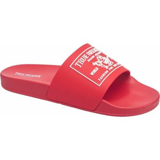 True Religion Kendrick Logo Slide in Red at Nordstrom, Size 10