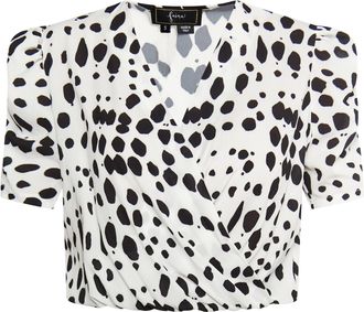 Faina Blouse Dames wit zwart