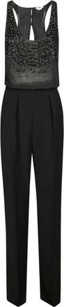 Elisabetta Franchi Jumpsuits - Dames - Jumpsuits - Zwart - L - Jumpsuits & Playsuits