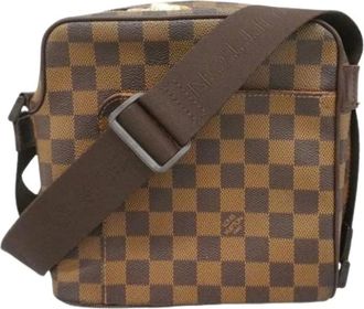 Louis Vuitton Pre-owned Cross Body Bags, male, Brown, Size: ONE SIZE Pre-owned Olaf PM Shoulder Bag
