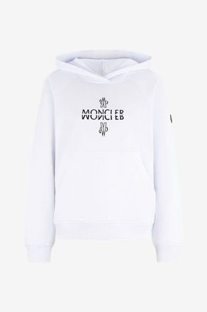 Moncler Kapuzensweatshirt mit Logo in gespiegelter Optik