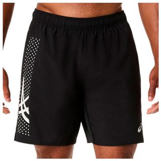 Asics Icon 7 Short Laufshorts f&uuml;r Herren | schwarz