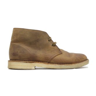 Clarks Desert Boot Leather Mens Ankle Boots - UK 10.5 - US 11.5 Men - EU 45 - Dark Beeswax - Size:UK 10.5