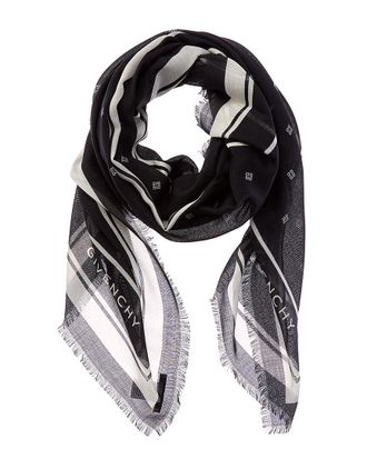 Givenchy 4G Cashmere & Silk-Blend Scarf