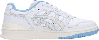 Asics Witte/Cr&egrave;me Lage Top Sneakers Ex 89 - Heren - Sneakers - Wit - 45 EU - Leer - Schoenen