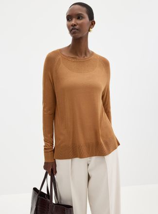 Contemporaine Womens Ultra-fine knit sweater
