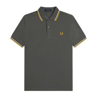 Fred Perry Polo M3600 - - Tops - Uomo - Verde - L