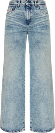 Diesel Jeans 1978 D-Akemi-Fsh - Dames - Loose Fit Jeans - Blauw - W28 - Denim - Jeans