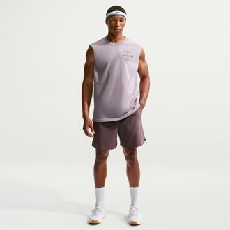 Nike Mens Unlimited Dri-FIT 7 Unlined Versatile Shorts in Purple | DV9340-502