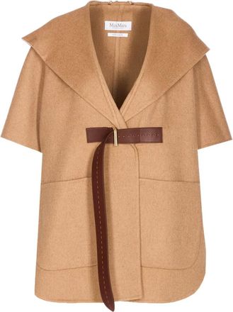 Max Mara Mantella con cappuccio - Toni neutri