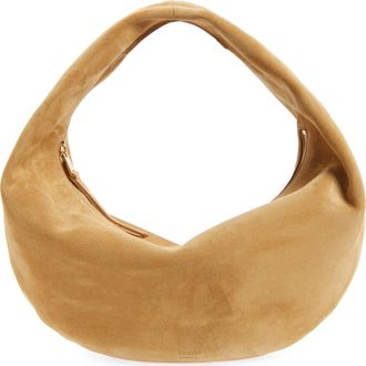 Khaite Medium Olivia Suede Hobo Bag in 964 Goldenrod at Nordstrom
