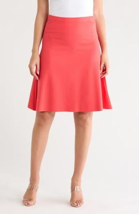Go Couture Flared Midi Skirt in Rust at Nordstrom Rack, Size X-Large