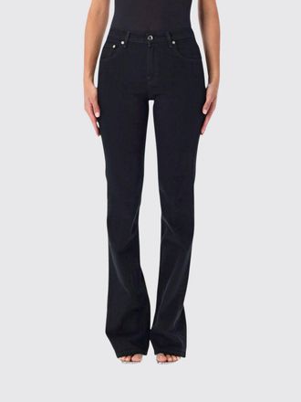 Haikure Chewy Low-Waist Flared Jeans with Rear Slit